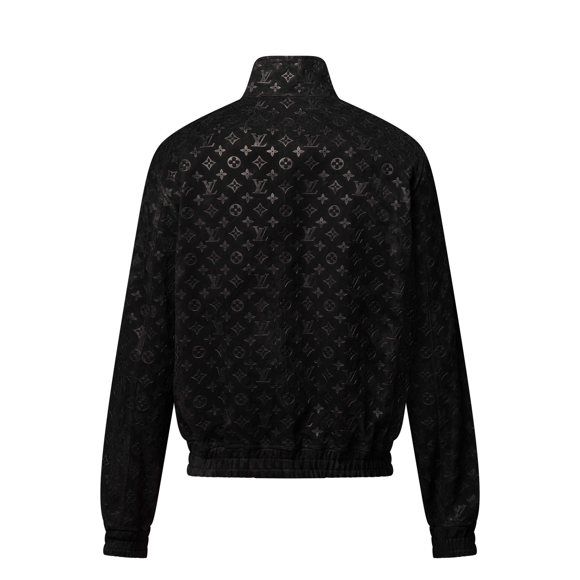 Monogram Debossed Suede Tracksuit Jacket  in Men's Ready-to-Wear Outerwear and Coats collections by Louis Vuitton (Product zoom)